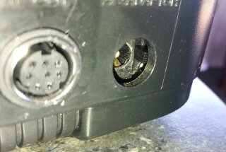 50/60hz switch next to the power connector.