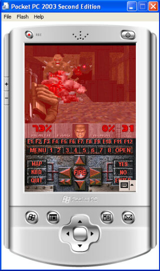 E4M2: Perfect Hatred in the Pocket PC 2003 emulator.