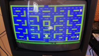 Pac-Man 2600 playing on the 7800.